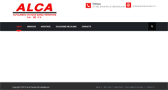 Desktop Screenshot of alcatransportes.com