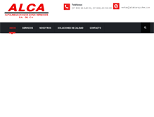 Tablet Screenshot of alcatransportes.com